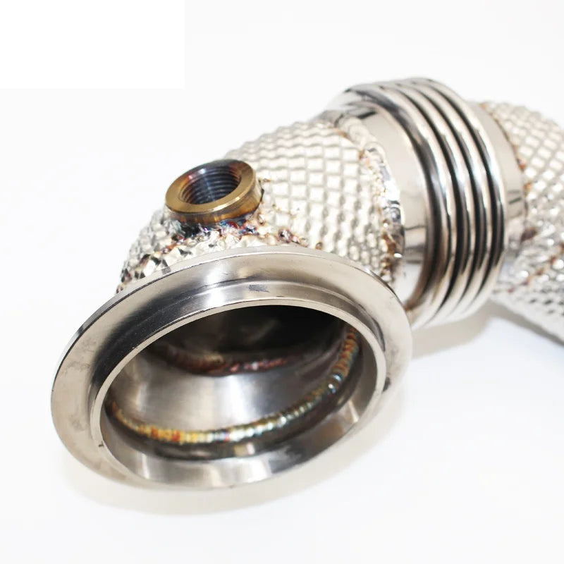 Head Section High flow Pipes Exhaust Pipes branch downpipe Exhaust Pipe with catalyst For BMW 1M coupe 3.0T N54 2011