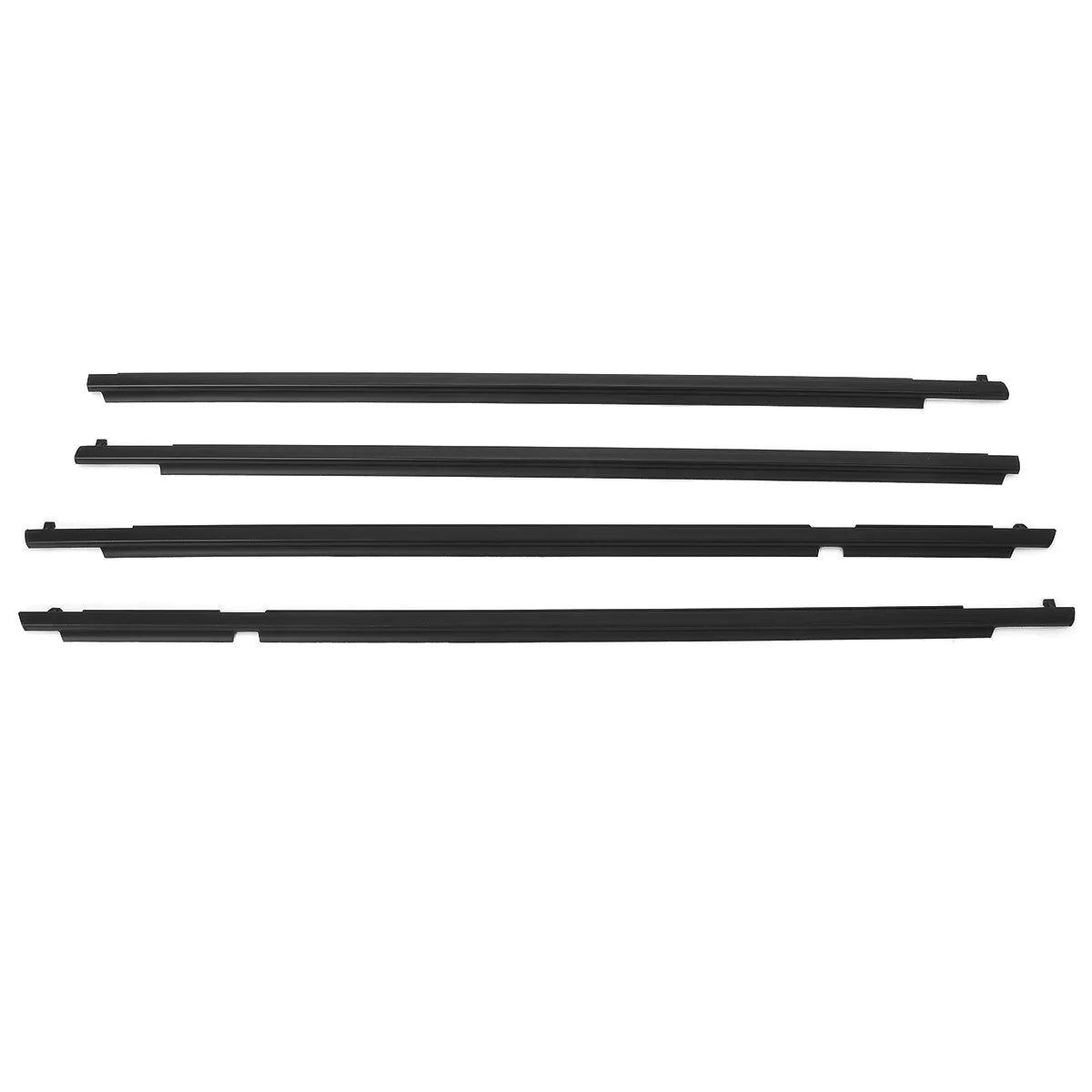 New 4x Car Outer Window Weatherstrip Rubber Seal Strips Seal Belt For TOYOTA RAV4 2009-2013 Window Moulding Trim Sealing Strip