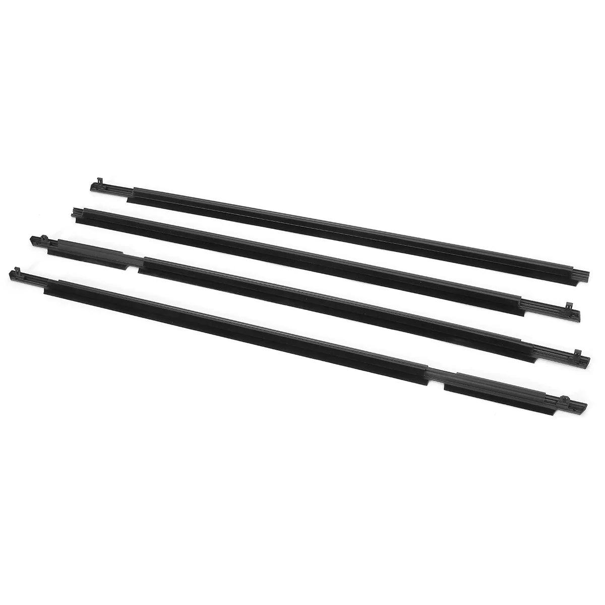 New 4x Car Outer Window Weatherstrip Rubber Seal Strips Seal Belt For TOYOTA RAV4 2009-2013 Window Moulding Trim Sealing Strip