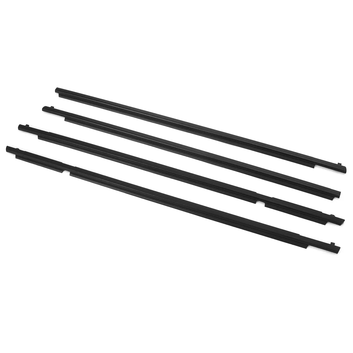 New 4x Car Outer Window Weatherstrip Rubber Seal Strips Seal Belt For TOYOTA RAV4 2009-2013 Window Moulding Trim Sealing Strip