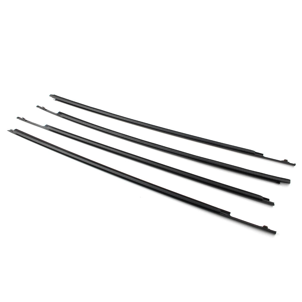 4X Car Window Seal Belt Weatherstrip For Toyota Tundra CrewMax 2007 2008 2009 2010 2011 2012 2013 2014 2015 2016 2017 2018 2019