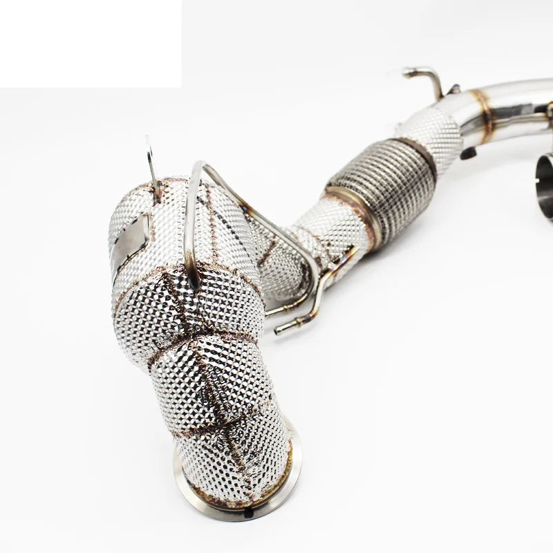 Exhaust Downpipe For AUDI S3 2.0T 2015-2022 with GPF/OPF Stainless Steel Downpipe with catalyst Car Exhaust System