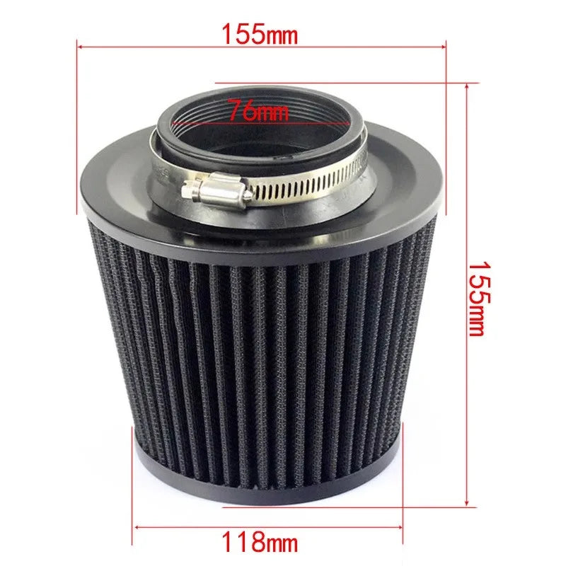 General Modified Air Intake Mushroom Head Mushroom Head Air Intake Modified Large High Flow Air Filter Kit