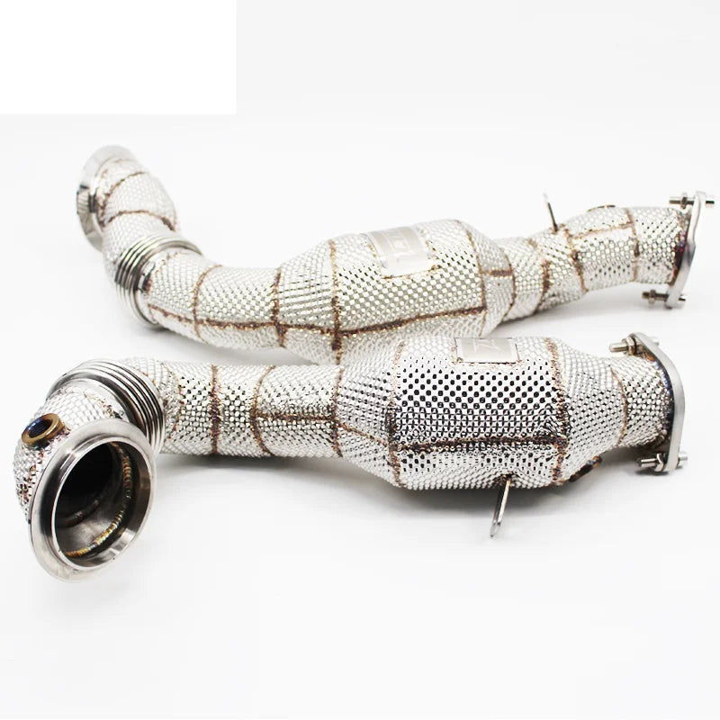 Head Section High flow Pipes Exhaust Pipes branch downpipe Exhaust Pipe with catalyst For BMW 1M coupe 3.0T N54 2011