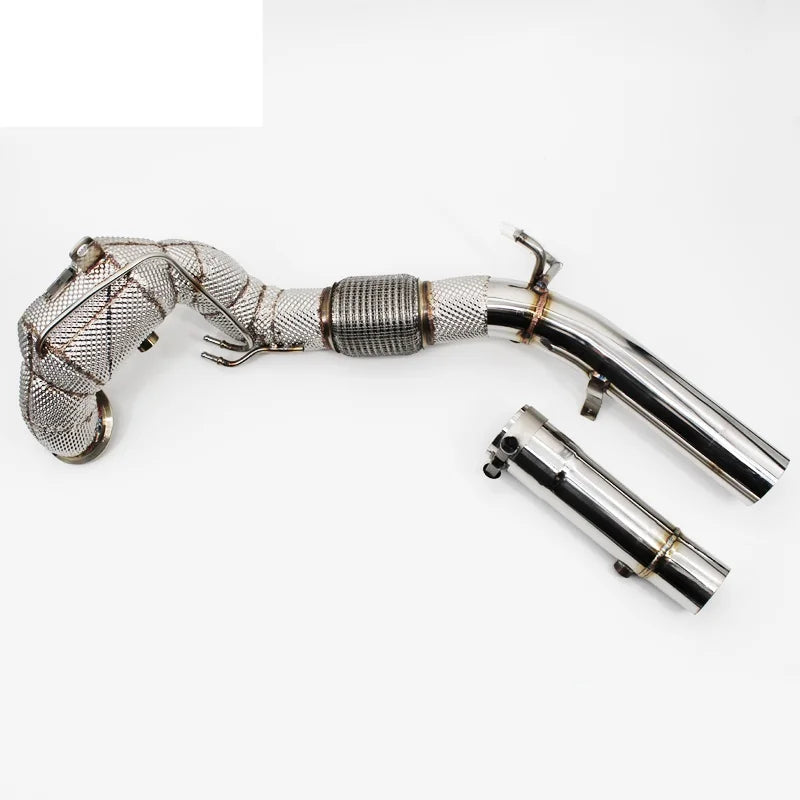 Exhaust Downpipe For AUDI S3 2.0T 2015-2022 with GPF/OPF Stainless Steel Downpipe with catalyst Car Exhaust System